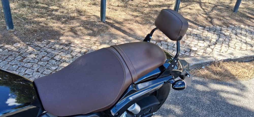 QJ Motor SRV 125 Preta Abril 2025 + Acessórios Imaculada