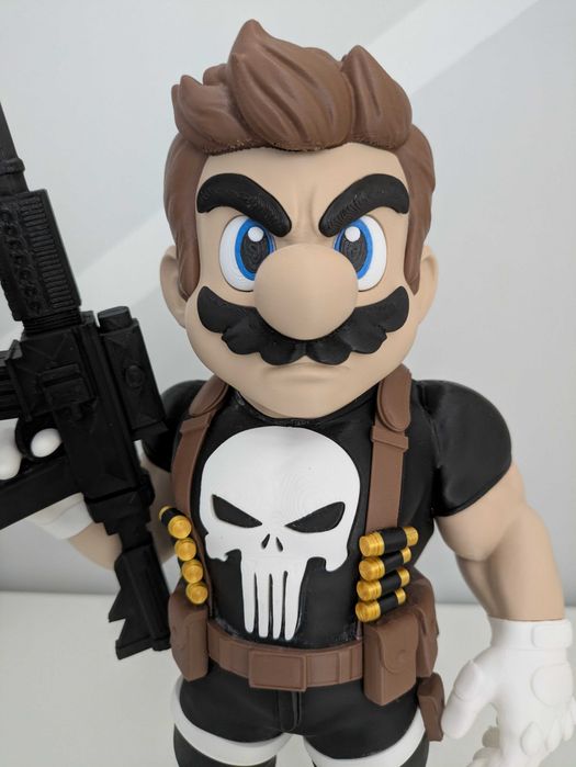Fanart de Mario x Punisher