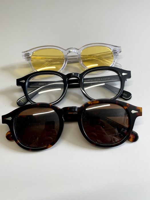 Kultowe okulary Moscot Lemtosh 49[]24 | Klasyk NYC | 3 pary / wersje (zamiennik) (2658)