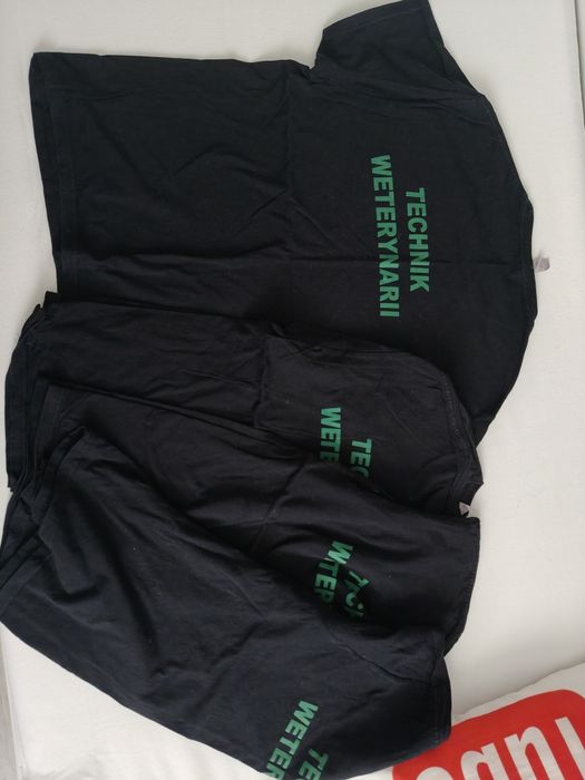 Zestaw 4 t-shirty technik weterynarii m edukacja mundur Lubasz