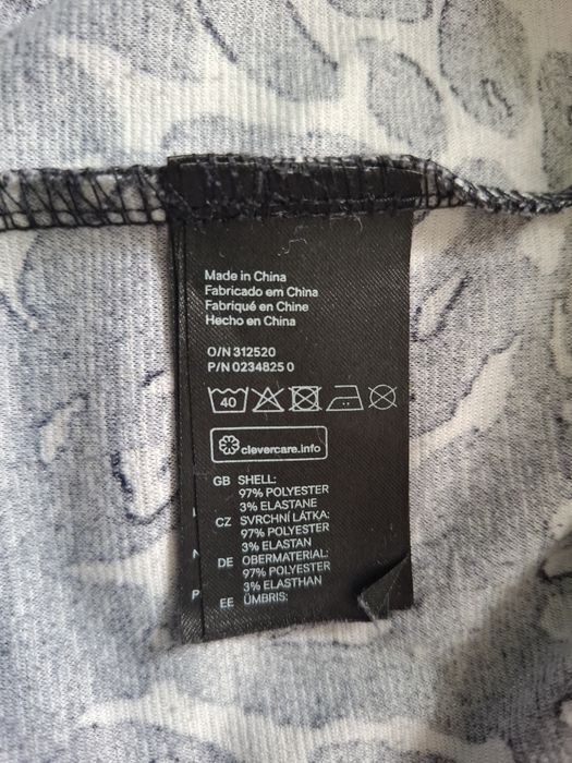 Sukienka mini H&M panterka roxm. S