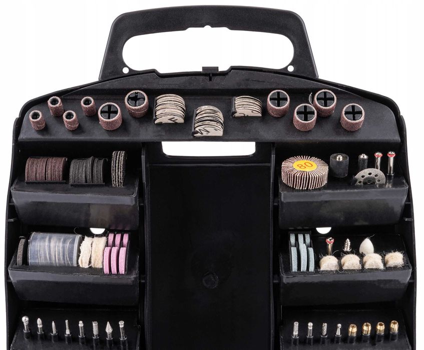 Mini SZLIFIERKA TRZPIENIOWA Prosta Zestaw 300 el  RTSPT0047