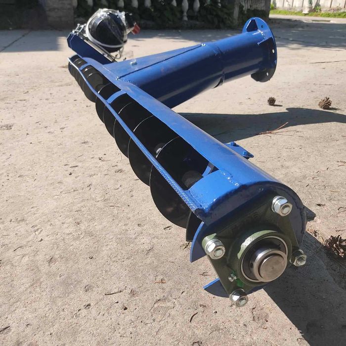 Шнековий навантажувач 133*6000*220В\380В, підбирач, бункер, підбирач