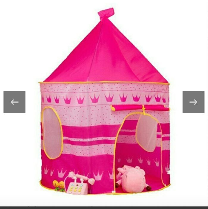 Палатка детская игровая Замок. Детский игровой домик-вигвам для дома