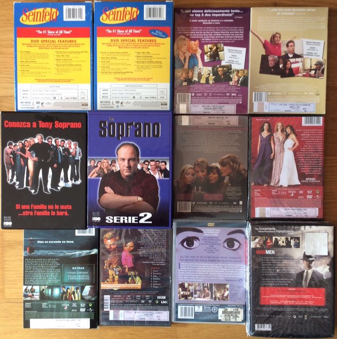 Seinfeld,Head Case,Sopranos,Amantes,Mad Men