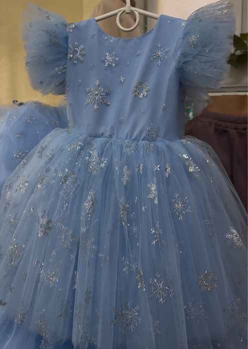 Сукня сніжинка новорічна