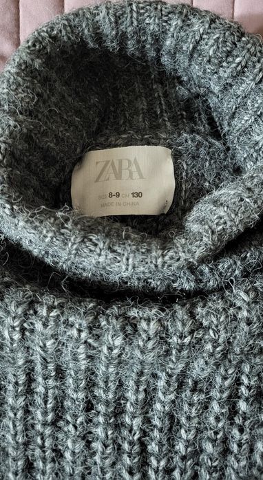В'язане шерстяне дитяче плаття зара