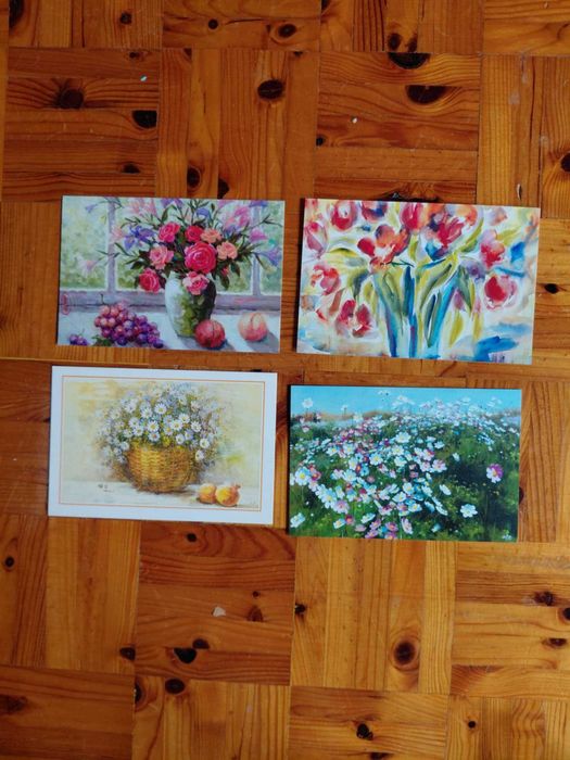 Postais de flores
