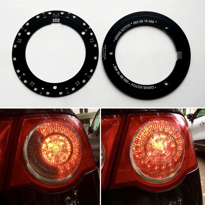 Платы / кольца в фонари Passat B6 / Jetta 5 / Golf Plus