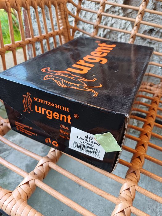 Buty ochronne bhp z blachą rozmiary 40/41 / Nowe