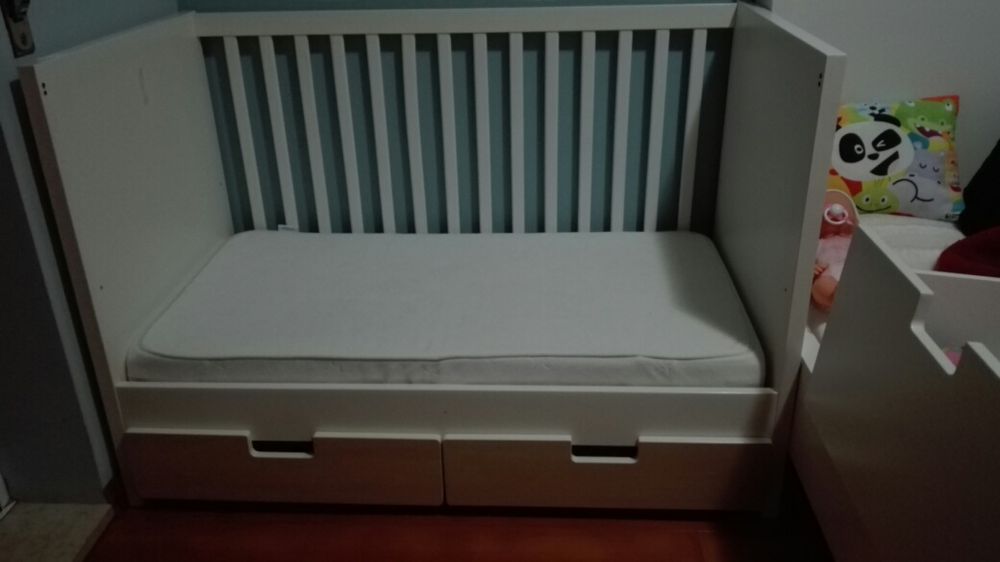 White IKEA Crib