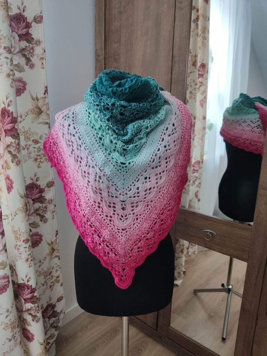 Ręcznie robiona chusta ,,Klaziena,,