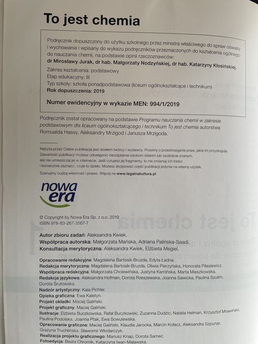 Podręcznik To jest chemia 1
