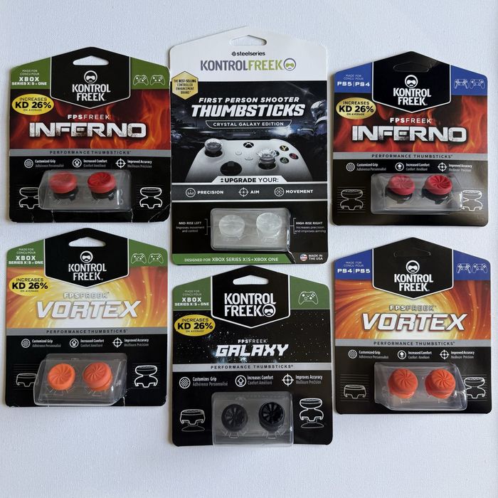 Kontrolfreek стіки/насадки до Xbox, Playstation