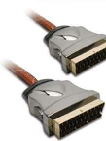 Cabo Scart Metronic HD Terminais em Ouro