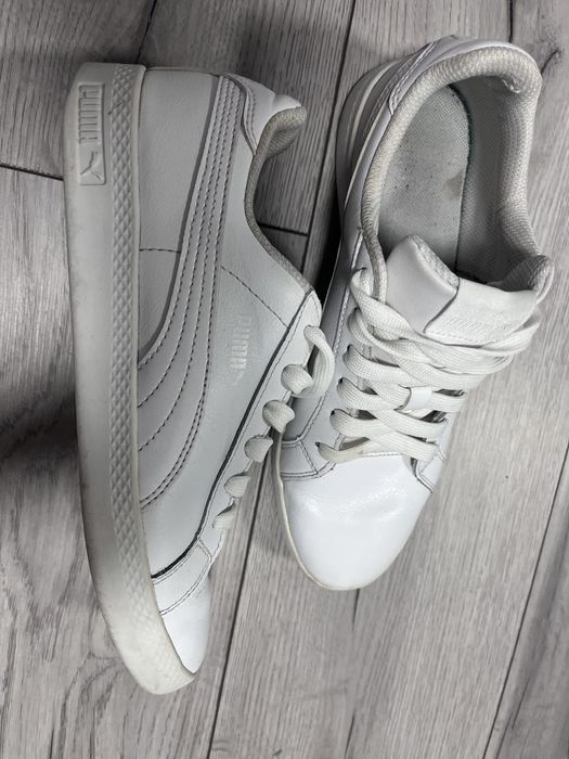 Кеди puma жіночі  білі шкіряні