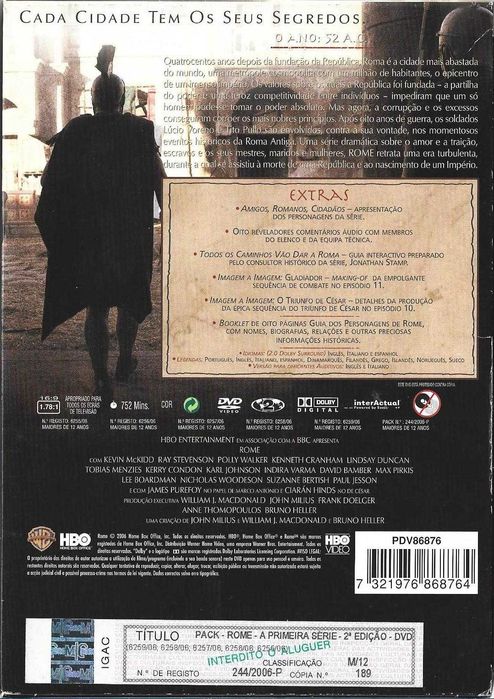 Roma - - - Série - - 1ª Temporada - - - - - 5 X DVD