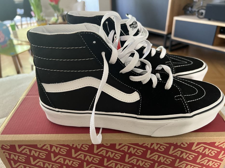 Vans wysokie Sk8–Hi Platfor Sneakersy