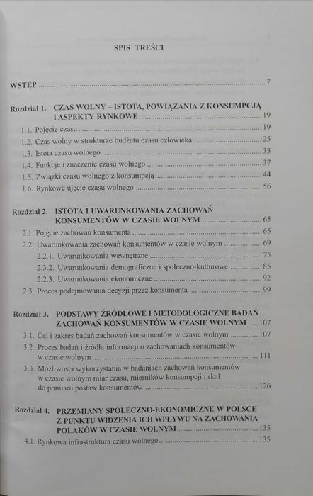 Książka "Zachowania konsumentów w czasie wolnym" A. Burlita