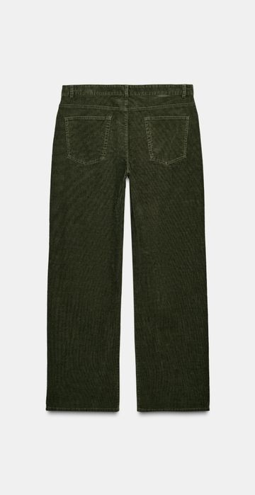 Трендові зелені вельветки Zara