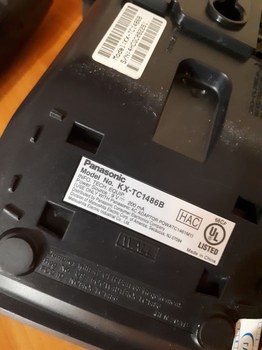Стационарный телефон Panasonic (Model No. KX-TC1486B)