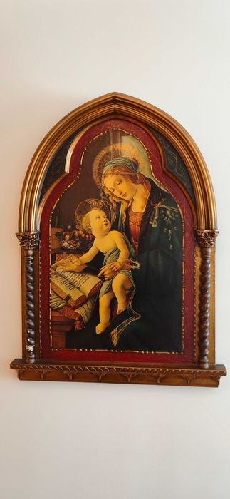 Quadro com figura religiosa