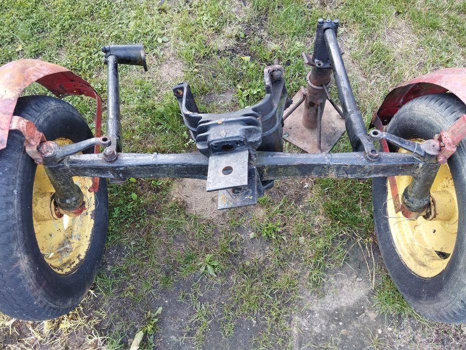 Oś przednia ursus c328 przerobiona zwężona do ciągnika SAM papaja