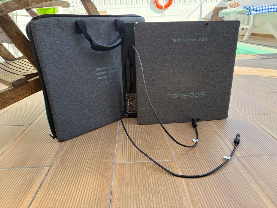 Painel solar 110W ECOFLOW Dobravel e Portátil com saco de transporte