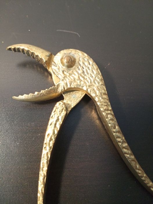 Quebra Nozes bronze de coleção - pássaro - vintage	meados sec xx