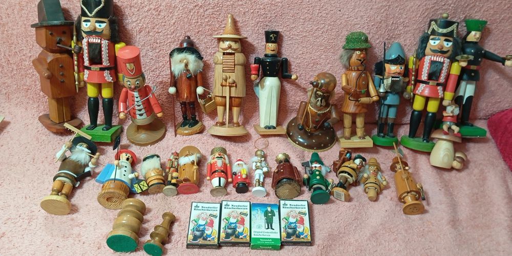 Курильщики. Щелкунчик. Дерево. Ручная работа.