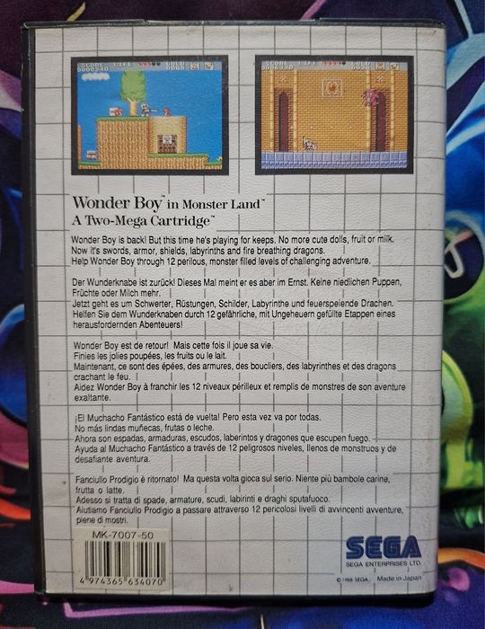 Wonder Boy in monster land Master System