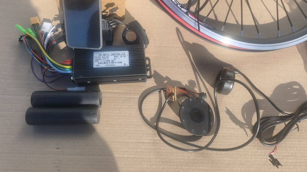Zestaw do konwersji, rower elektryczny 36V/48V  750W tylne koło 24' ,26',27.5' ,28' Nowy kompletny