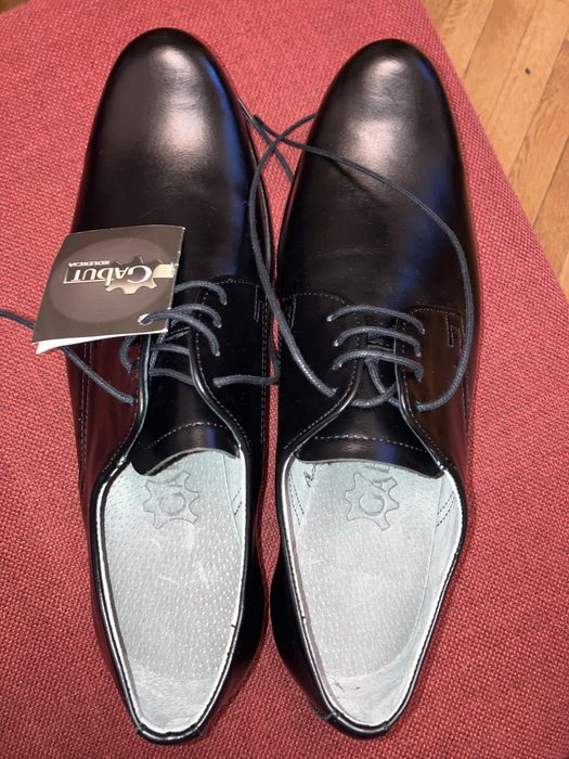 Buty półbuty skórzane do garnituru r. 41 nowe Gabut