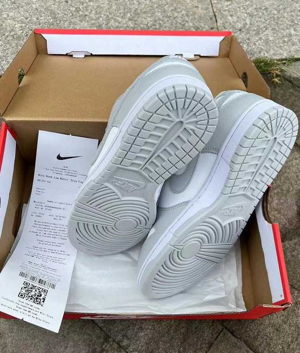 "Buty męskie Trampk" Nike_Dunk_Low_Grey_Fog R.40.5