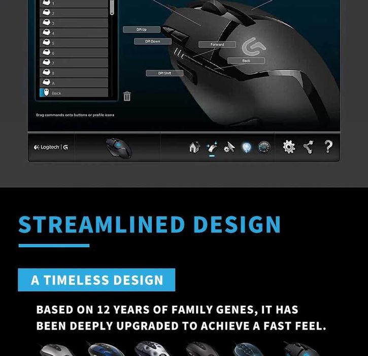 Rato gaming Logitech G402