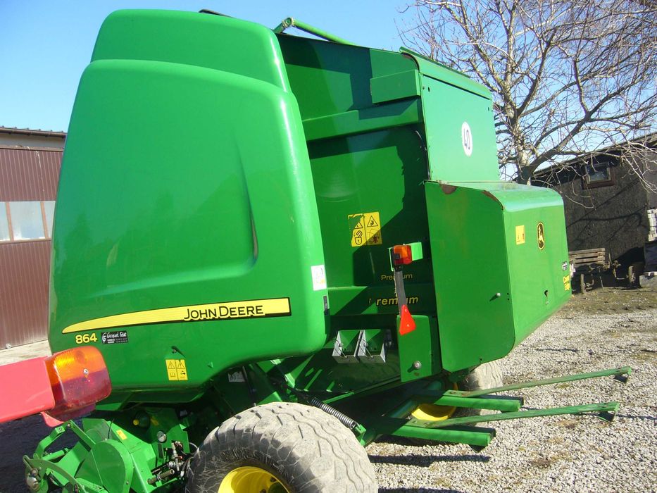 Prasa John Deere 864  rotor ,podłoga,siatka