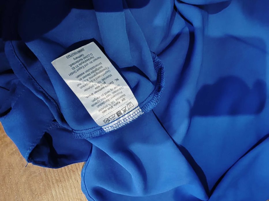 Chabrowa lekka sukienka midi Rock Your Curves rozmiar 52/54 poliester