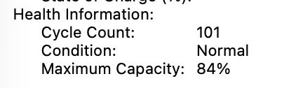 MacBook Pro 2021 16’ 32GB RAM 512GB SSD
