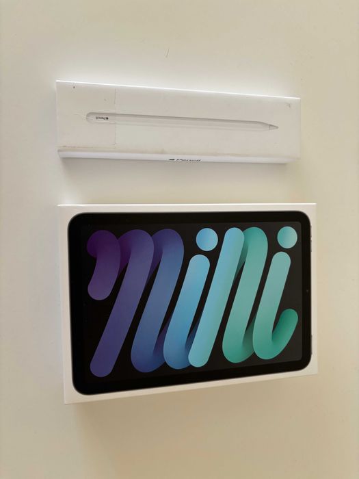 ipad mini 6 + apple pencil 2 + capa magnetica