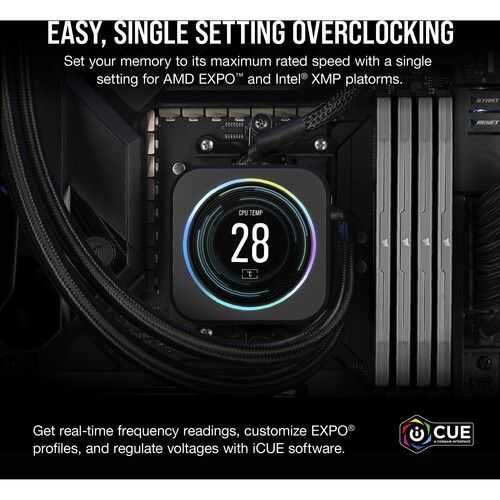 CORSAIR Vengeance 32GB (2x16GB) DDR5 6000MHz CL36 (CMK32GX5M2E6000Z36)