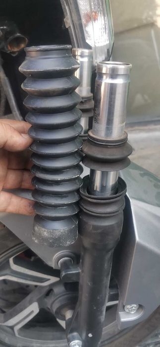 Гофра пыльник амортизатора брызговики на вилку мотоцикла скутера мопед