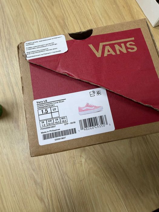 Buty trampki sportowe vans dziecięce 32