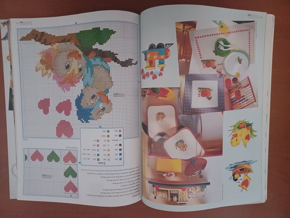 Revistas "las Labores de Ana", edições especiais Bebé Ponto de Cruz