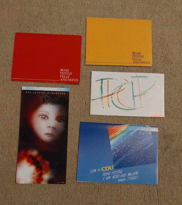 Postais Boas Festas - Partido Comunista Português/ CDU