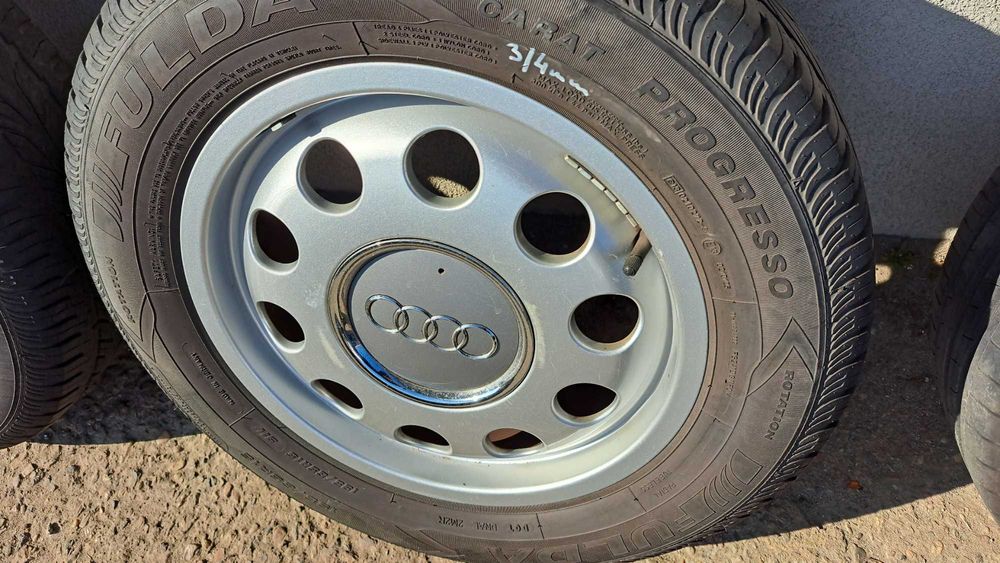 Felgi aluminiowe koła opony lato Audi A38 5X100 15" kpl