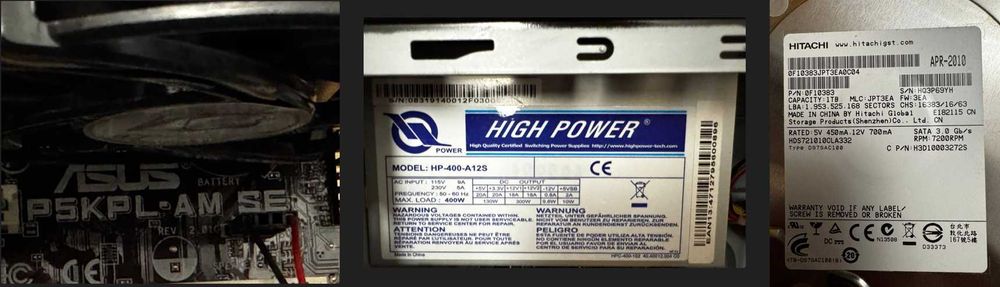 Комп’ютер Intel Core2 Quad/GeForce GT 240/4GB/HDD 1TB/Asus P5KPL-AM SE