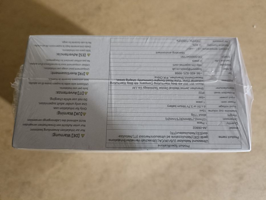 Przenośny inhalator nebulizator Jossis