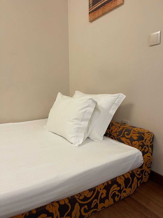 Sofá-Cama Cor de Laranja