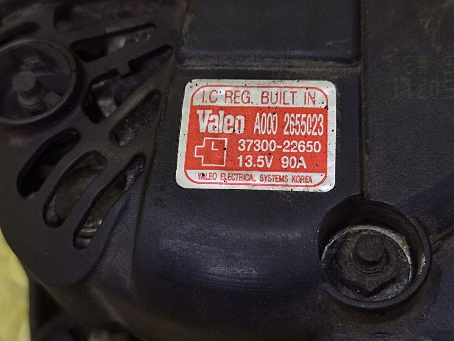 kia cerato 1.6 alternator a0002655023