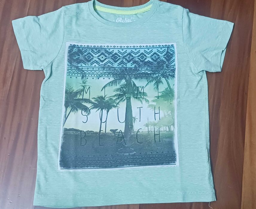 Conjunto 7 t-shirts para criança - 5/6 anos